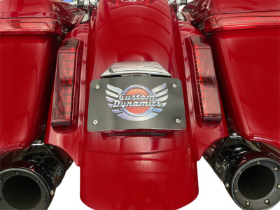 CUSTOM DYNAMICS - License Plate Mount CVO Chrome | CD-CVO-MOUNT-C