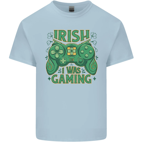Irisch I Was Spielen St Patricks Day Spieler Kinder T-shirt Jungen Mädchen