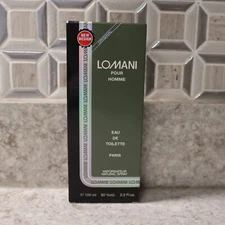 LOMANI POUR HOMME COLOGNE FOR MEN 3.3 OZ / 100 ML EAU DE TOILETTE SPRAY NIB