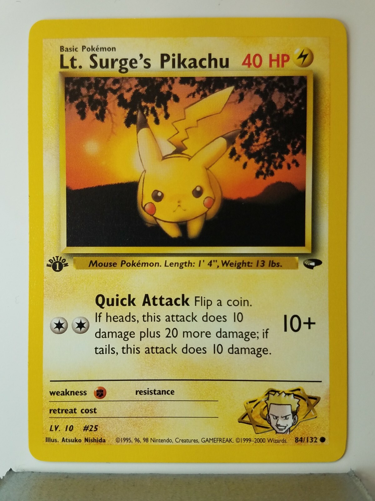 Lt. Surge's Pikachu