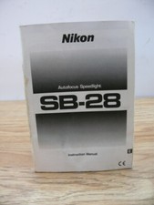 Nikon SB-28 instruction manual      SKU  69