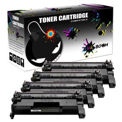 4BK Toner Cartridge replace for HP CF258A NO-CHIP LaserJet M404n MFP M428fdw