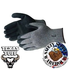 Texas Tuff 4729SP A-GRIP® (12 PACK) Texture Black Latex Coated