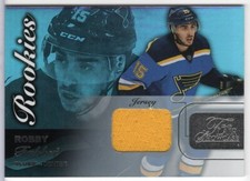 2015-16 Fleer Showcase Robby Fabbri Blues Flair Rookie Jersey