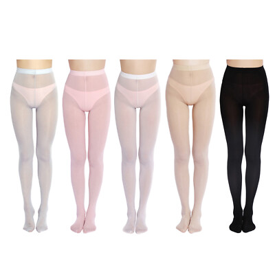 Womens Control Top Pantyhose Compression Ultra Thin Sheer Footed Tights Stocking