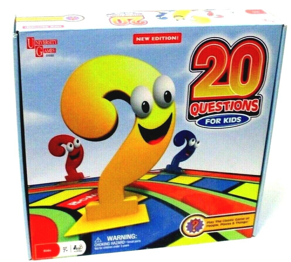S 20 Questions For Kids Board Game University Games New