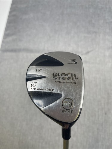 MG Golf - Black Steel - 16* - 3 Wood -RH Seniors Graphite Shaft - Picture 12 of 15