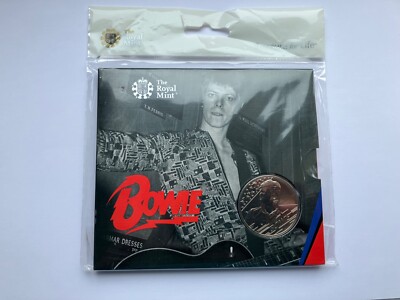 2020 DAVID BOWIE FIVE 5 POUND BRILLIANT UNCIRCULATED ROYAL MINT PACK EDITION 3
