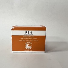Ren Overnight Glow Dark Spot Sleeping Cream 50ml/1.7 fl oz Imperfect Box