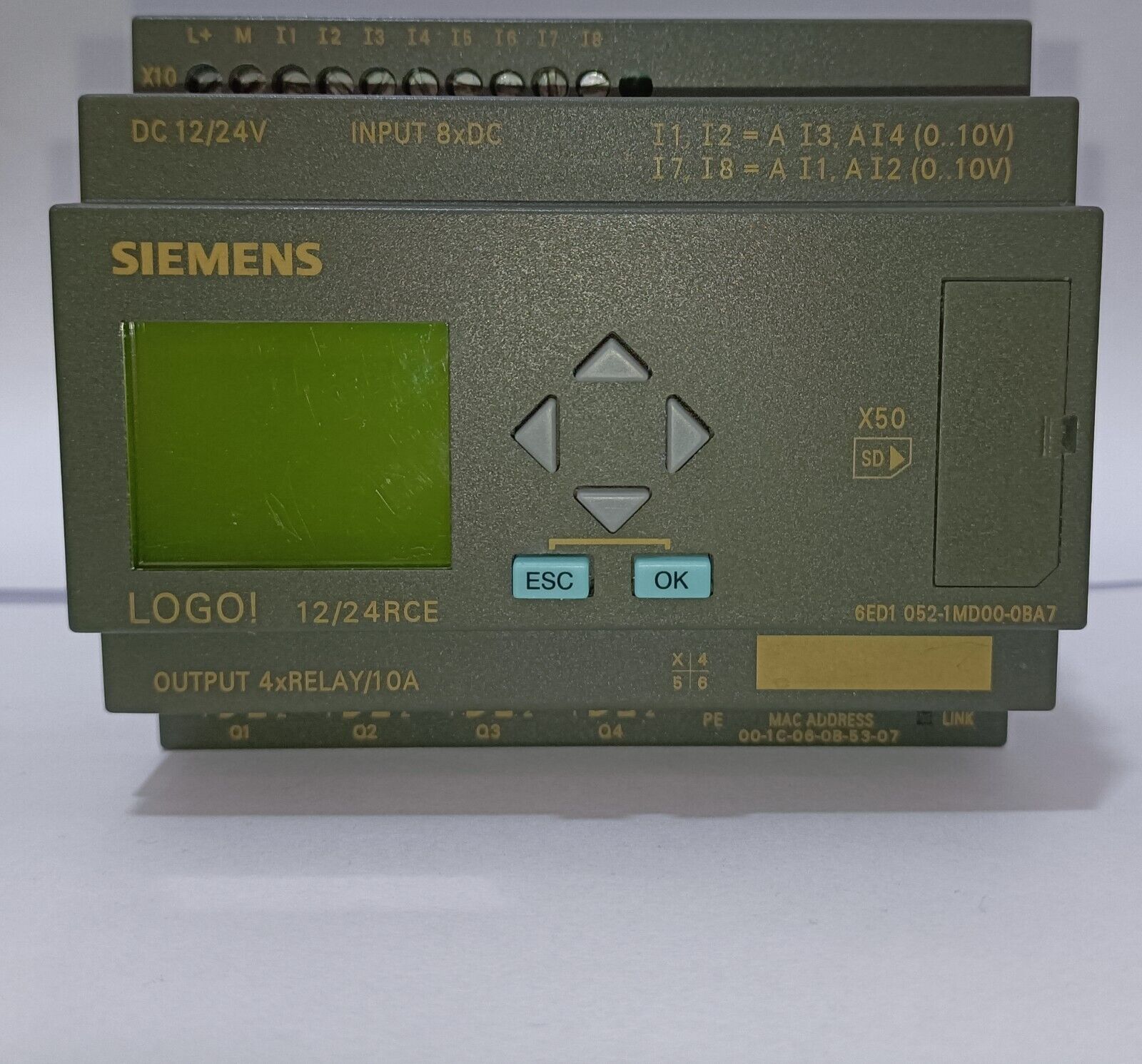 1PC Siemens LOGO！Memory Card 6ED1056-1DA00-0BA0 NEW 6ED1 056-1DA00-0BA0