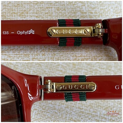 Authentic GUCCI Web Sunglasses GG 3645/S Red | eBay display picture 3