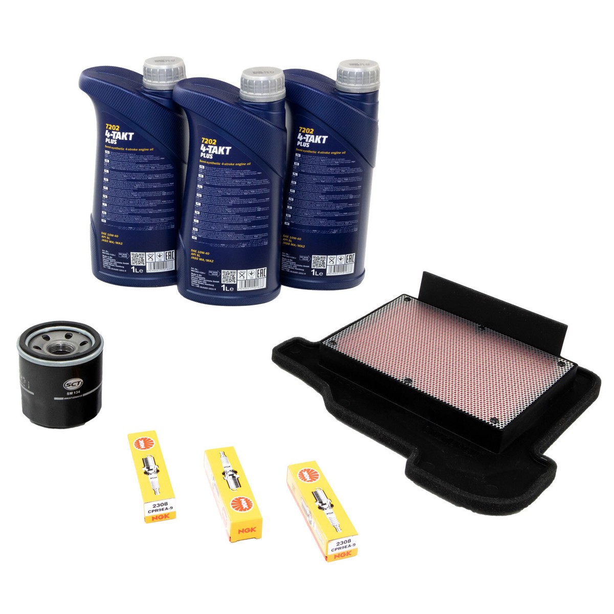 Wartung Set Für Yamaha MT-09 MT09 RN 2013-20 Öl 3L Luftfilter
