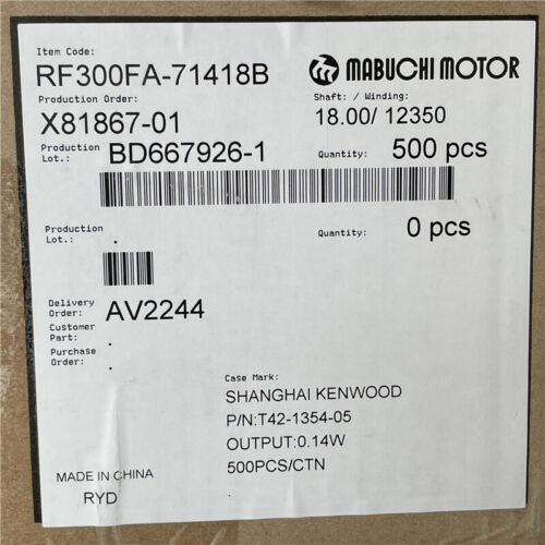 MABUCHI RF-300FA-12350 DC3V-12V 6V 9V Mini 24mm Round Motor Car AV CD DVD Player - Picture 9 of 10