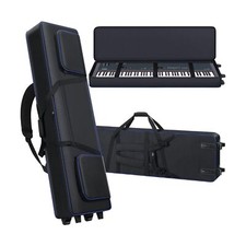 88 Key Keyboard Case with Wheels 53"x14.5"x7"  88 Key Keyboard Rolling Bag...