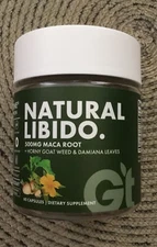 Natural Libido / 500mg Maca Root / 60 Capsules