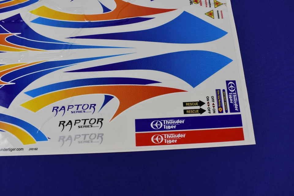 Thunder Tiger #JV0162 Thunder Tiger Decal Set *NOS* #4824 - Image 3 of 4