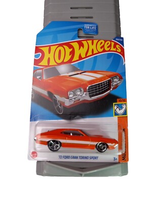 Hot Wheels '72 Ford Gran Torino Sport HW Muscle Mania #10/10 Orange 