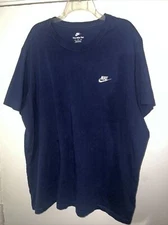 Nike Men's T-Shirt Athletic Short Sleeve Embroidered Logo Tee 3XL Cotton Top