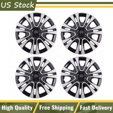 4pack 15 Universal Wheel Covers Snap On Hub Caps Fit R15 Tire Steel Rim Hubcaps