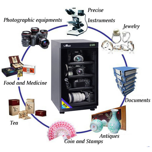 50L Camera Lens Digital Dehumidify Dry Box Electronic Equipment Storage Cabinet - Picture 5 of 9