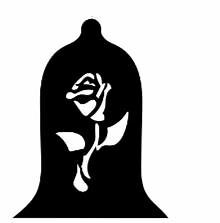 Disney Beauty Beast Belle Rose Be Our Guest Chip Vinyl Window car Decal/Sticker - Picture 6 of 22