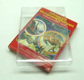 10X INTELLIVISION GAME CIB (SIZE A) - CLEAR PLASTIC PROTECTIVE BOX PROTECTORS 
