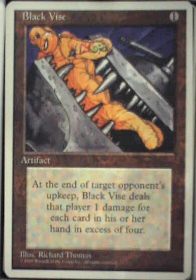 Black Vise - Fourth Edition: #299, Magic: The Gathering Nm R48