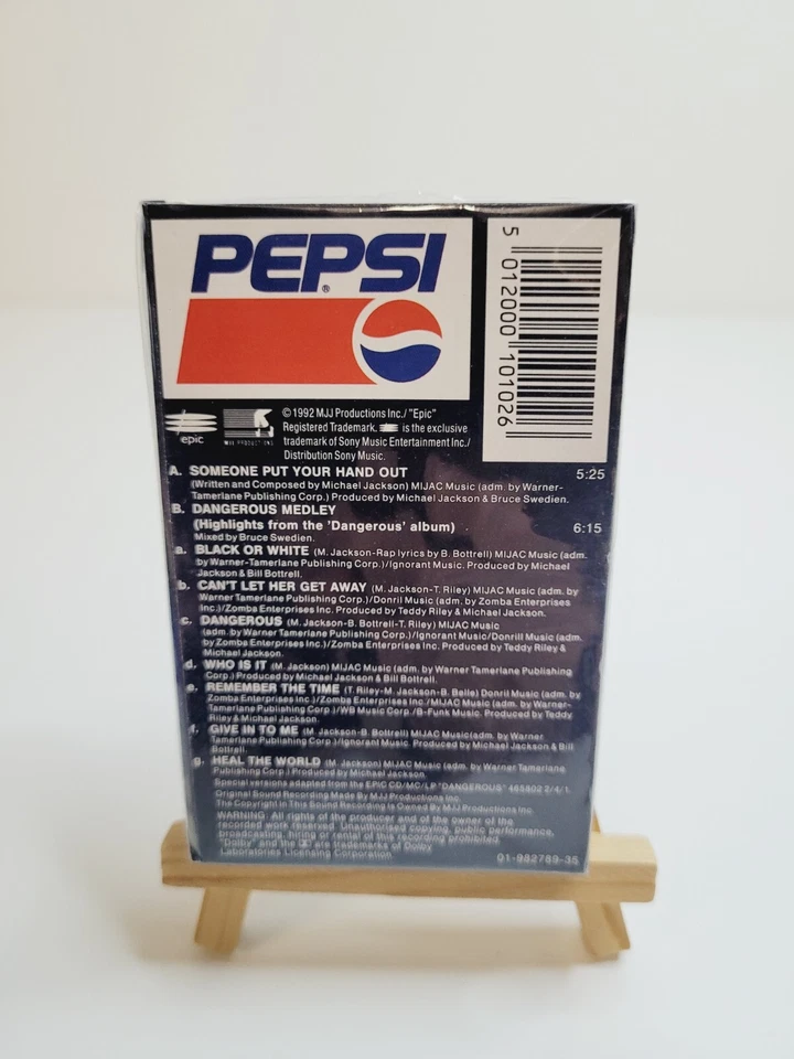 Michael Jackson Exclusive Release MC Kassette 1992 Neu Sealed - Bild 2 von 2
