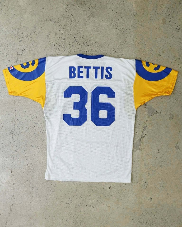 Camiseta de Colección Jerome Bettis 36 Fútbol NFL Los Angeles Rams Campeón Años 90 - L Foto 3 de 4