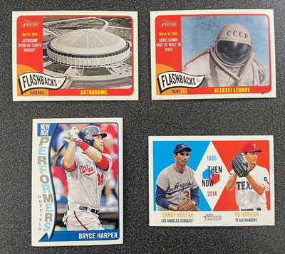 2014 Topps Heritage Inserts NAP Then & Now Flashback - You Pick
