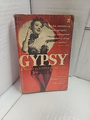 Gypsy- A Memoir by Gypsy Rose Lee. Vintage 1959 Paperback
