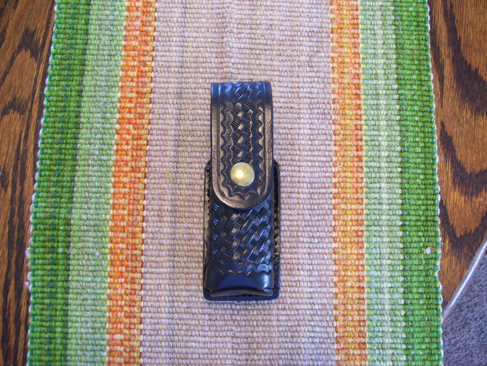 Dutyman 3621BG Leather Blk Mk 3 Mk III Mace OC Defense Spray Case Holder Holster