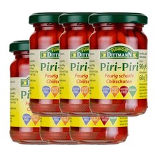Feinkost Dittmann Piri Piri feurig scharfe Chillischoten 90g 6er Pack