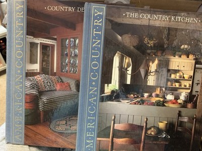 2 American Country - Country Decorating & Kitchen-Time life books