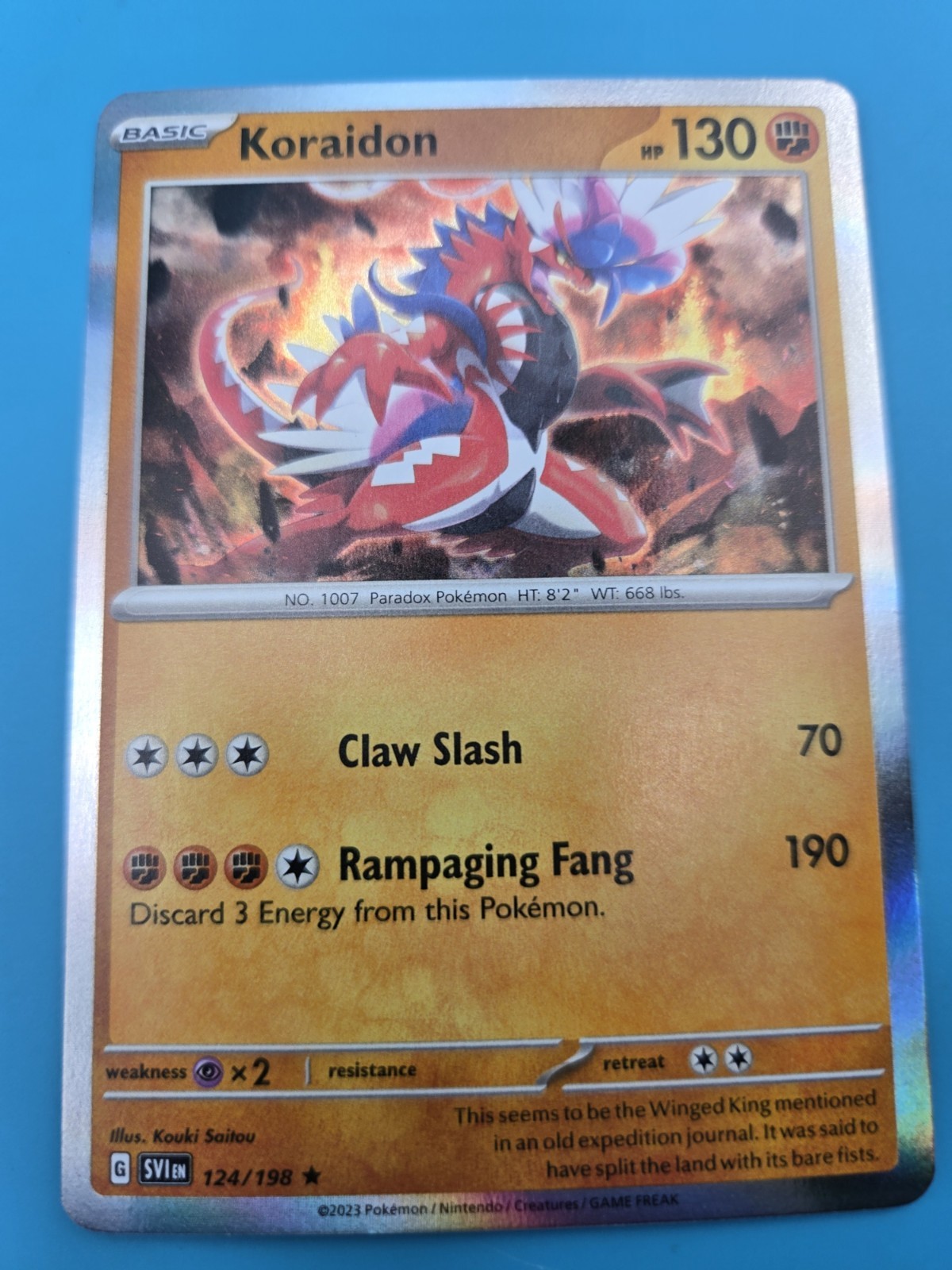 Koraidon - 124/198 - Holo Rare - NM