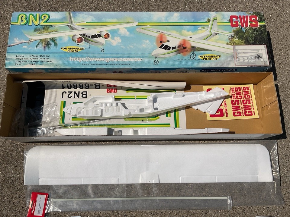 GWS BN-2 Islander Electric RC Airplane Kit GW/BN2-EDP100 | eBay