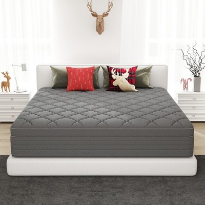 12'' 14'' Gel Memory Foam Mattress Hybrid Spring Twin Full Queen King Bed In A Box