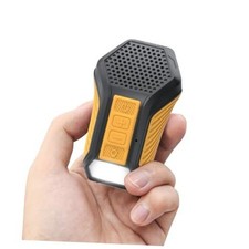Wearable Bluetooth Speaker, Mini Clip-on Portable Speaker with 5.0 Yellow