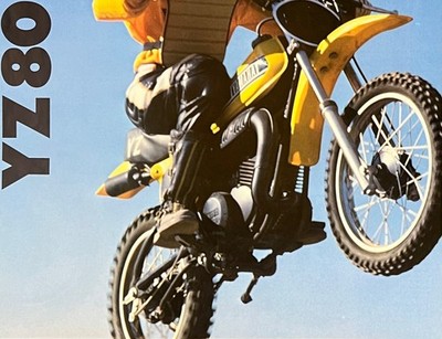 1979 Yamaha YZ80 4-page brochure literature- OEM YZ 80 Original NOT Repro