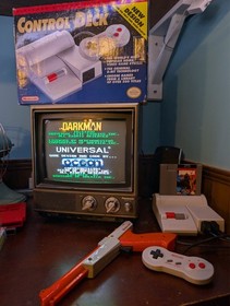 Darkman Nintendo NES Completo en Caja con Inserciones de P&oacute;ster Manual Casi Nuevo Funciona Excelente