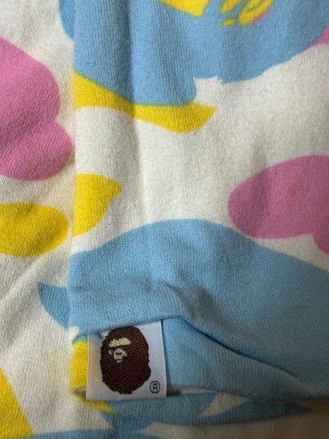 A BATHING APE Reversible Long T Shirt Multi Camo Used thumbnail 7