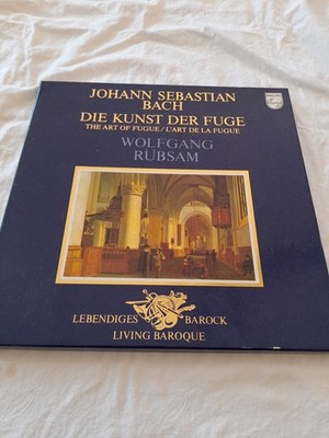 2LPs Die Kunst der Fuge Johann Sebastian Bach/Wolfgang Rübsam aus der Reihe...