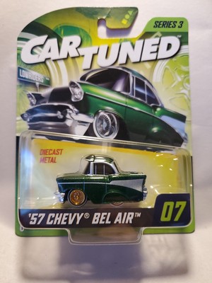 2025 Car Tuned Diecast Series 3 Chase '57 Chevy Bel Air Gold Rims