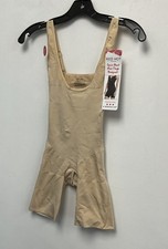 Spanx Red Hot Open Bust Mid-Thigh Bodysuit - Soft Nude - Size Medium - BRAND NEW