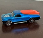 Hot Wheels Redline SEASIDER Blue - All Original, with boat USA Vintage