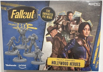MODIPHIUS ENTERTAINT LTD Fallout: Miniatures Hollywood Heroes Lucy, The Ghoul, Maximus, CX404, Snip Snip