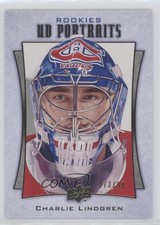 2016 Upper Deck UD Portraits Rookie Gold Foil 73/99 Charlie Lindgren #P-84 1hh
