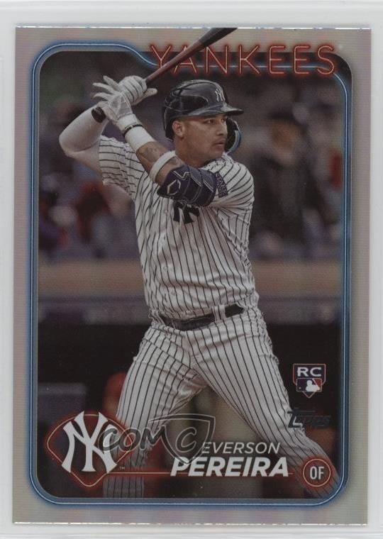 2024 Topps Series 2 Rainbow Foil Everson Pereira #461 Rookie RC 0m80