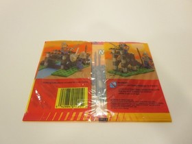Lego Castle Black Knights 1491 Dual Defender Polybag BAG ONLY and DAMAGED