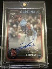 2024 Topps Chrome Update Series - Autographs Irving Lopez #RA-IL (AU, RC)